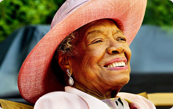 Picture taken from Maya Angelou's Official Website (http://mayaangelou.com/)