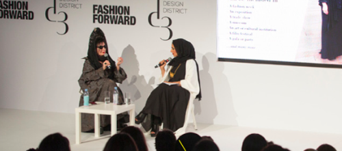 Fashion Forward Talks - Picture taken from fashionforward.ae