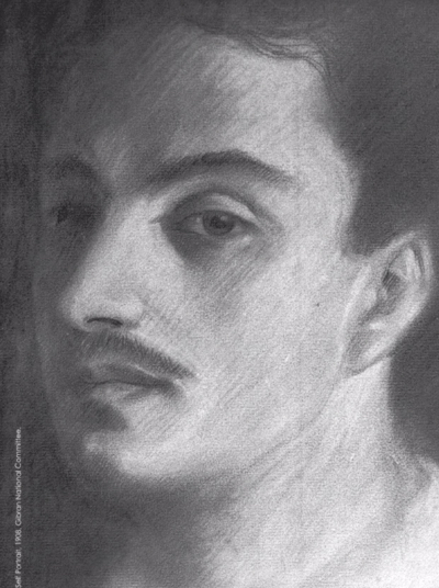 Gibran Khalil Gibrans's 'Self portrait' - Courtesy of the Gibran National Committee