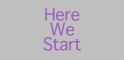Here We Start – Issue #38
