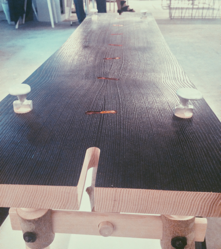 Long Bench by Stefano Santilli - Crafts Council - Picture taken by Moza AlMatrooshi