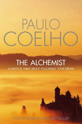 "The Alchemist" book cover, published by Harper Collins, 2002 edition.